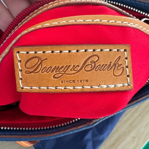 Dooney & Bourke Blue Pebbled Leather Lani Crossbbody Bag Purse Chic and NEW - Picture 3 of 12